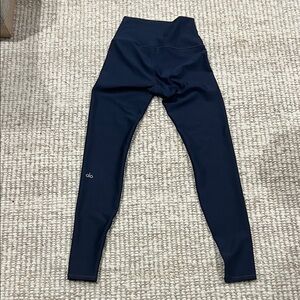 ALO Yoga High-Rise Navy Performance Leggings